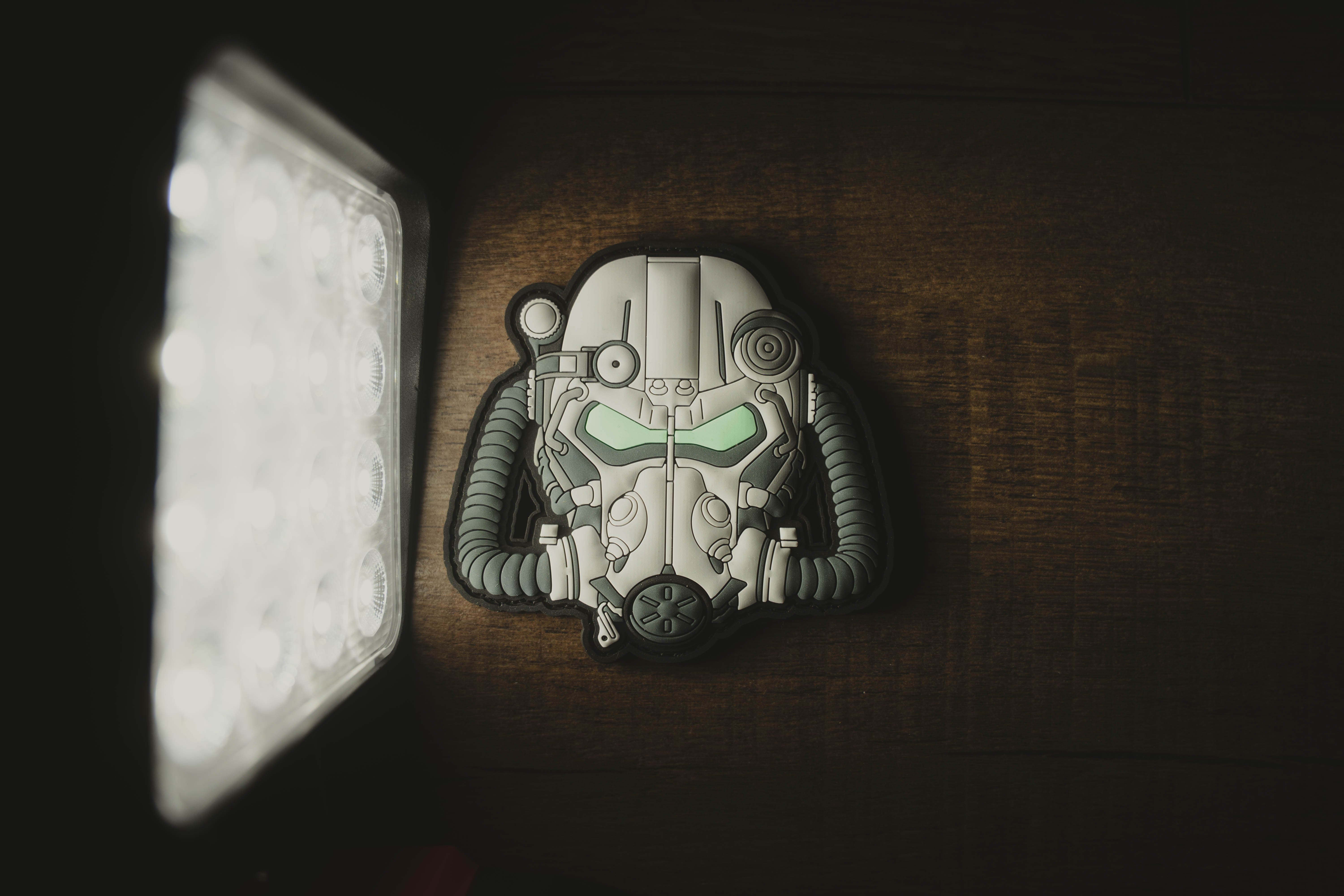 Fallout Inspired T-60 Power Armor Patch, Thick PVC Morale Patch