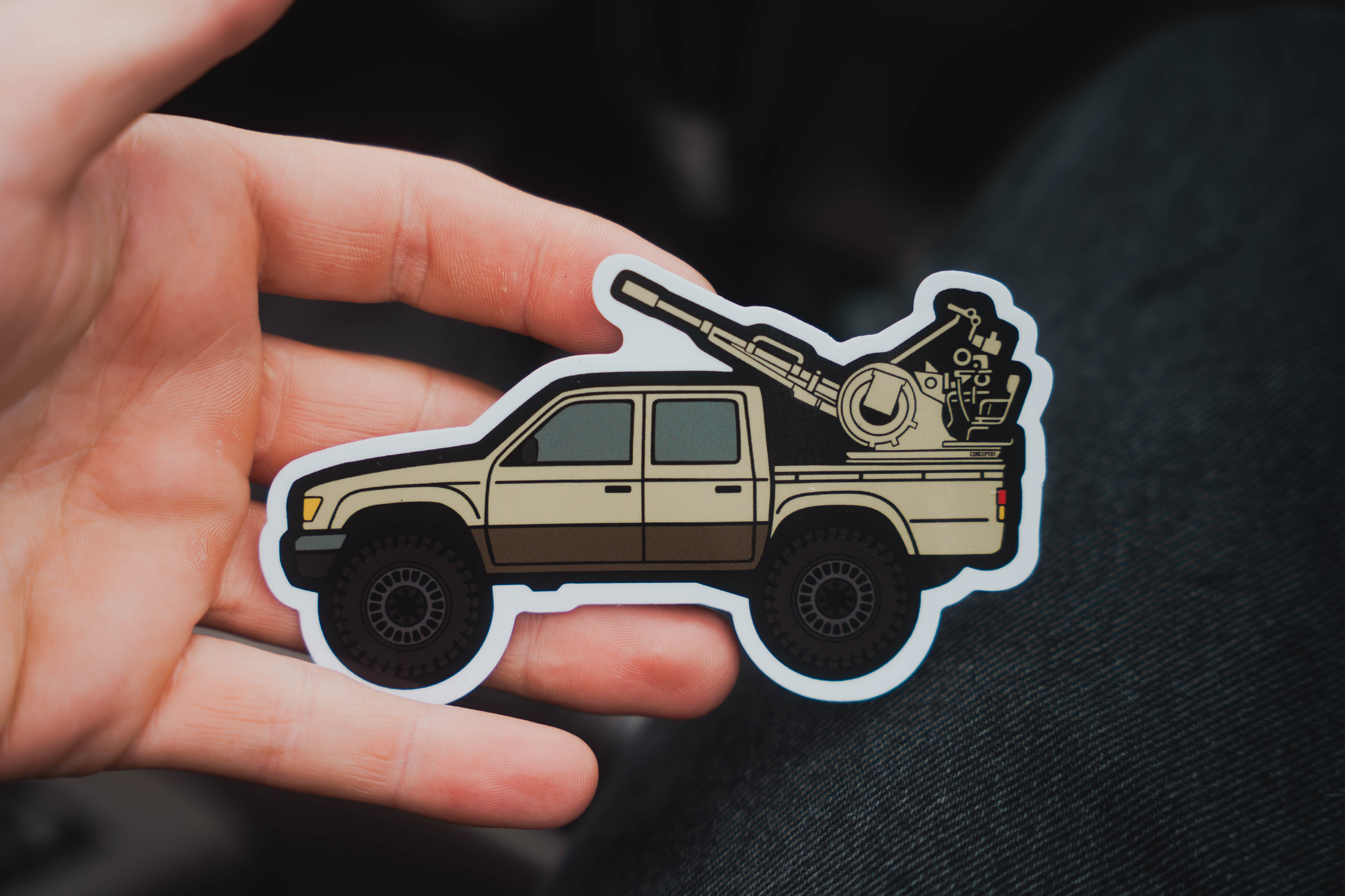 Toyota Hilux Vinyl Sticker - 'Regime Changer'