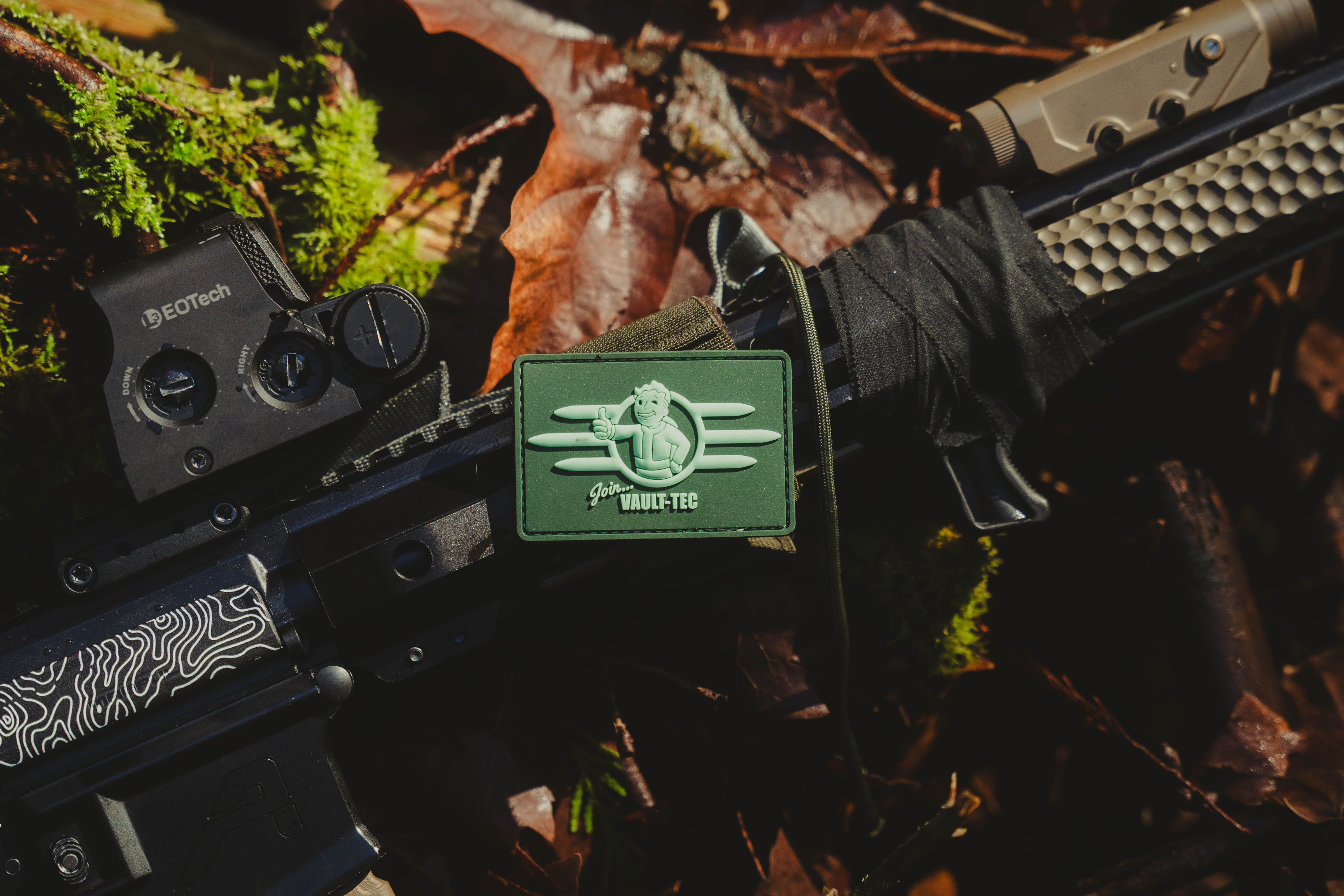 Fallout Inspired Vault Boy Morale Patch, Thick PVC Patch