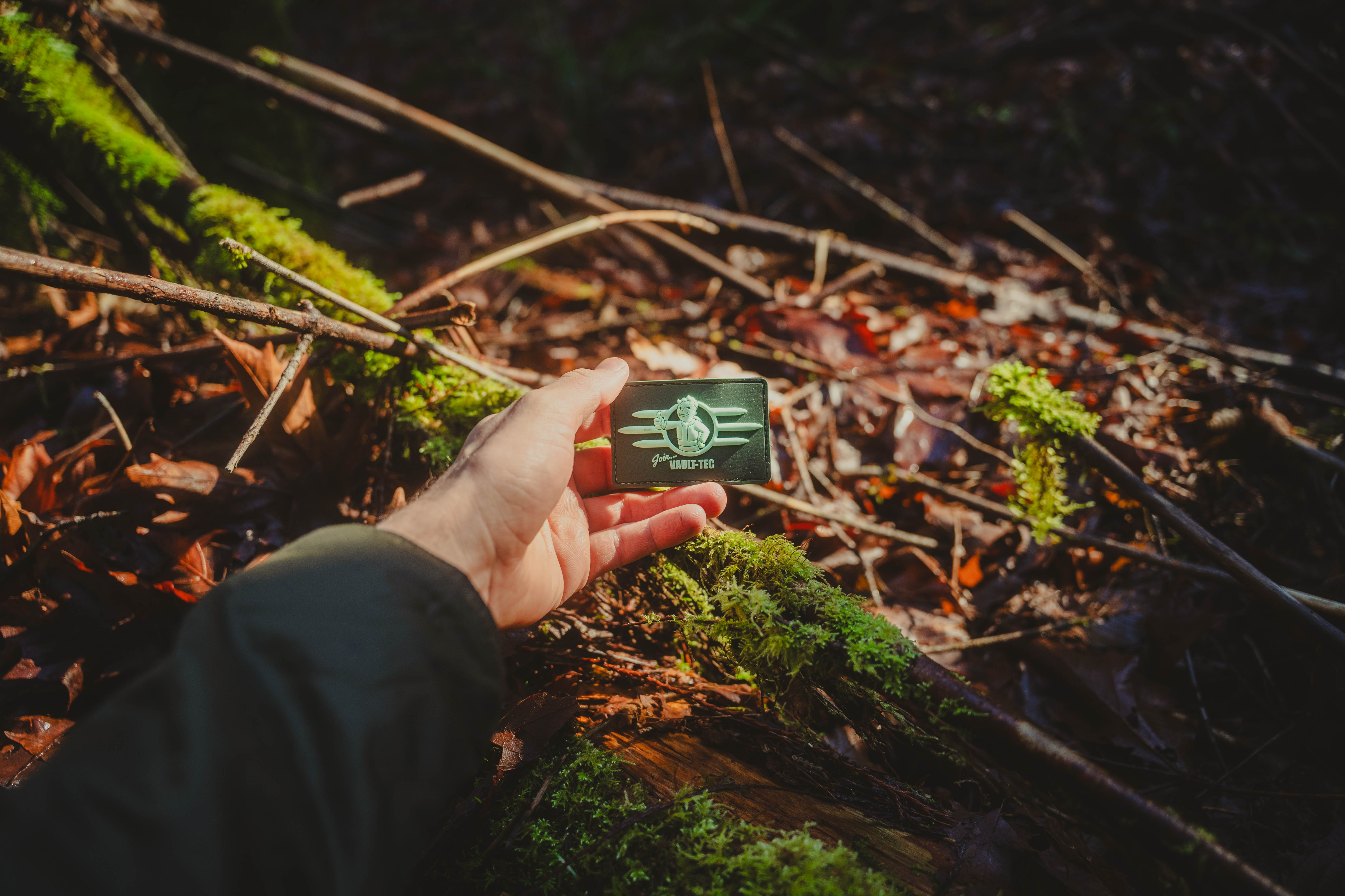 Fallout Inspired Vault Boy Morale Patch, Thick PVC Patch