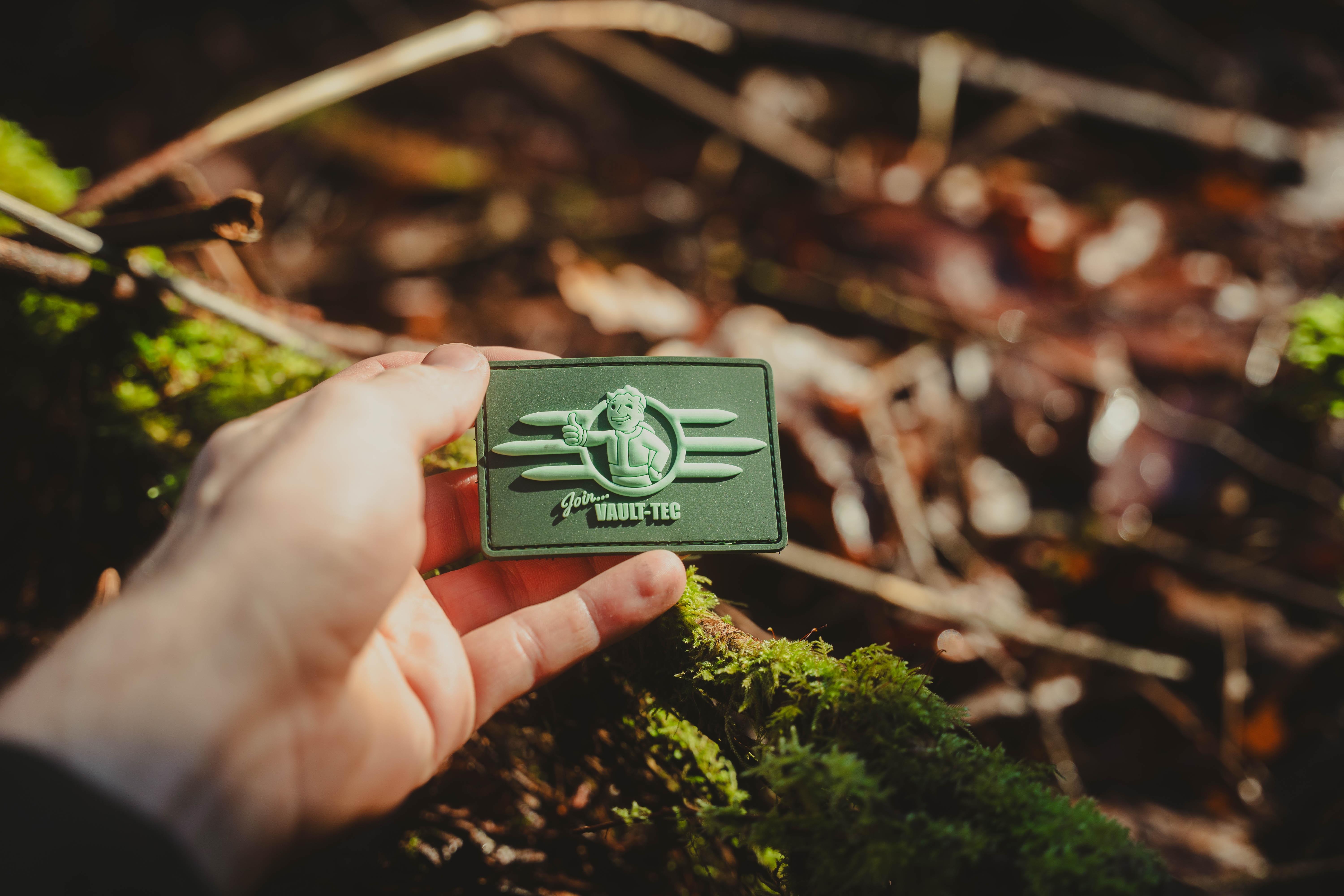 Fallout Inspired Vault Boy Morale Patch, Thick PVC Patch