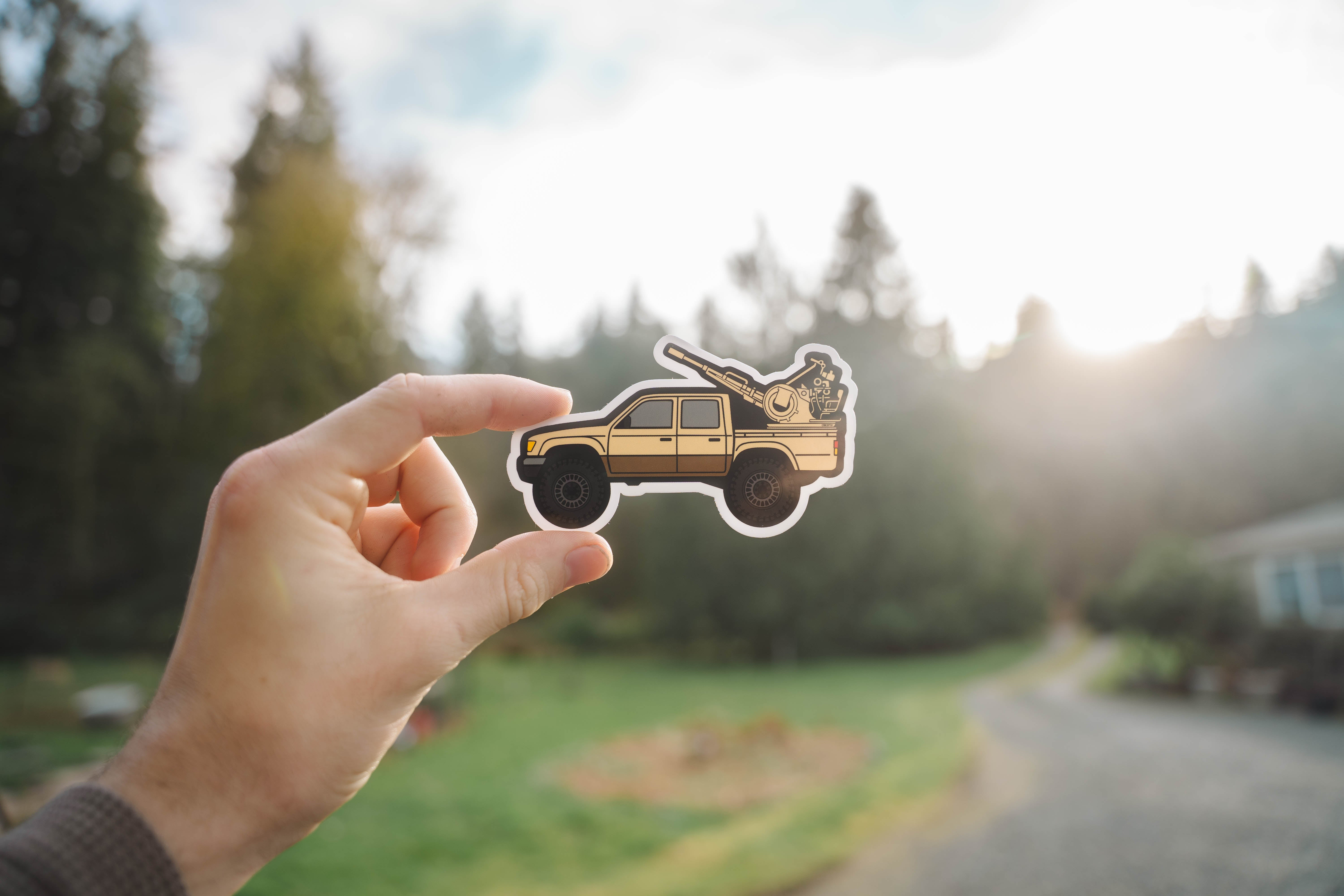 Toyota Hilux Vinyl Sticker - 'Regime Changer'