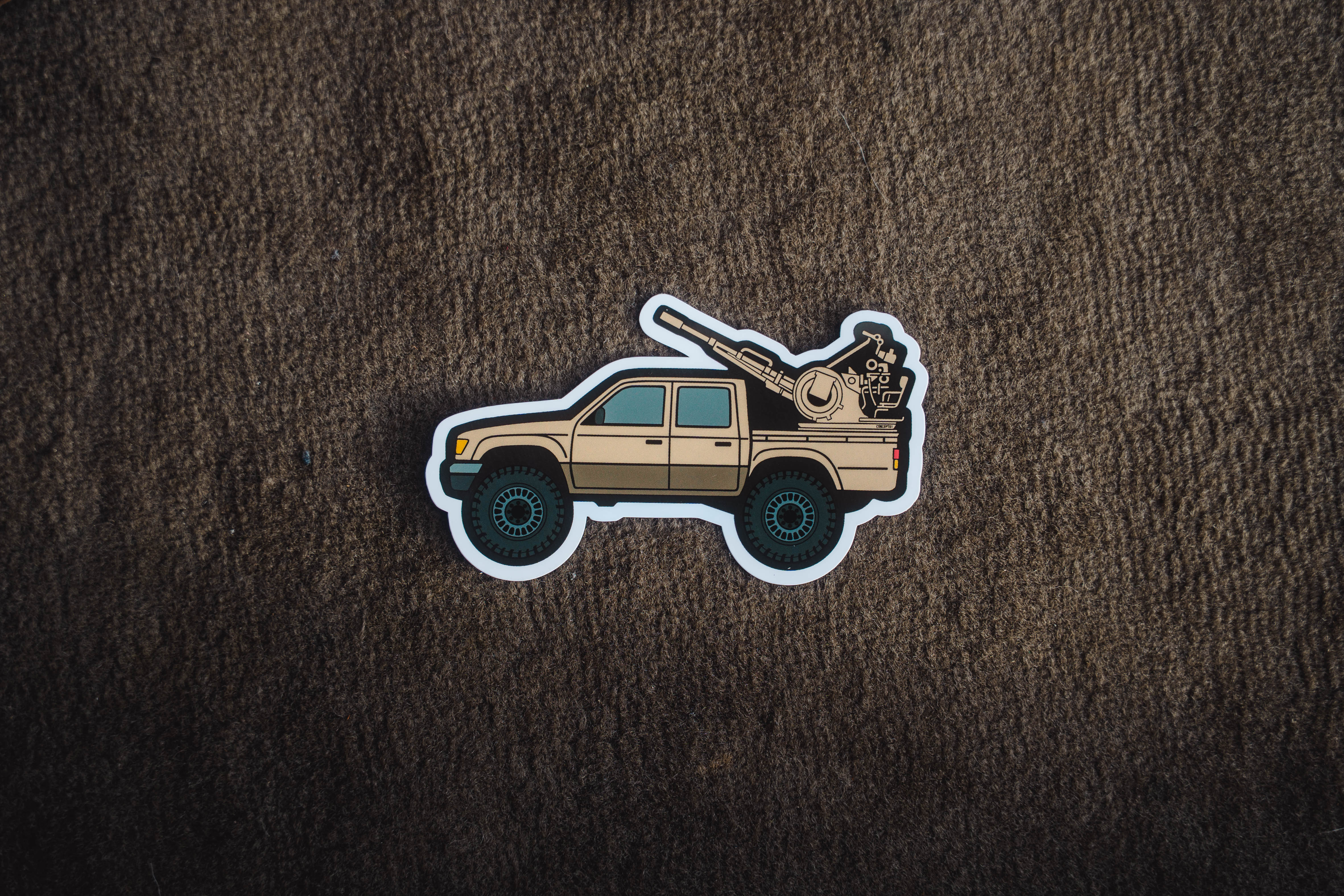 Toyota Hilux Vinyl Sticker - 'Regime Changer'