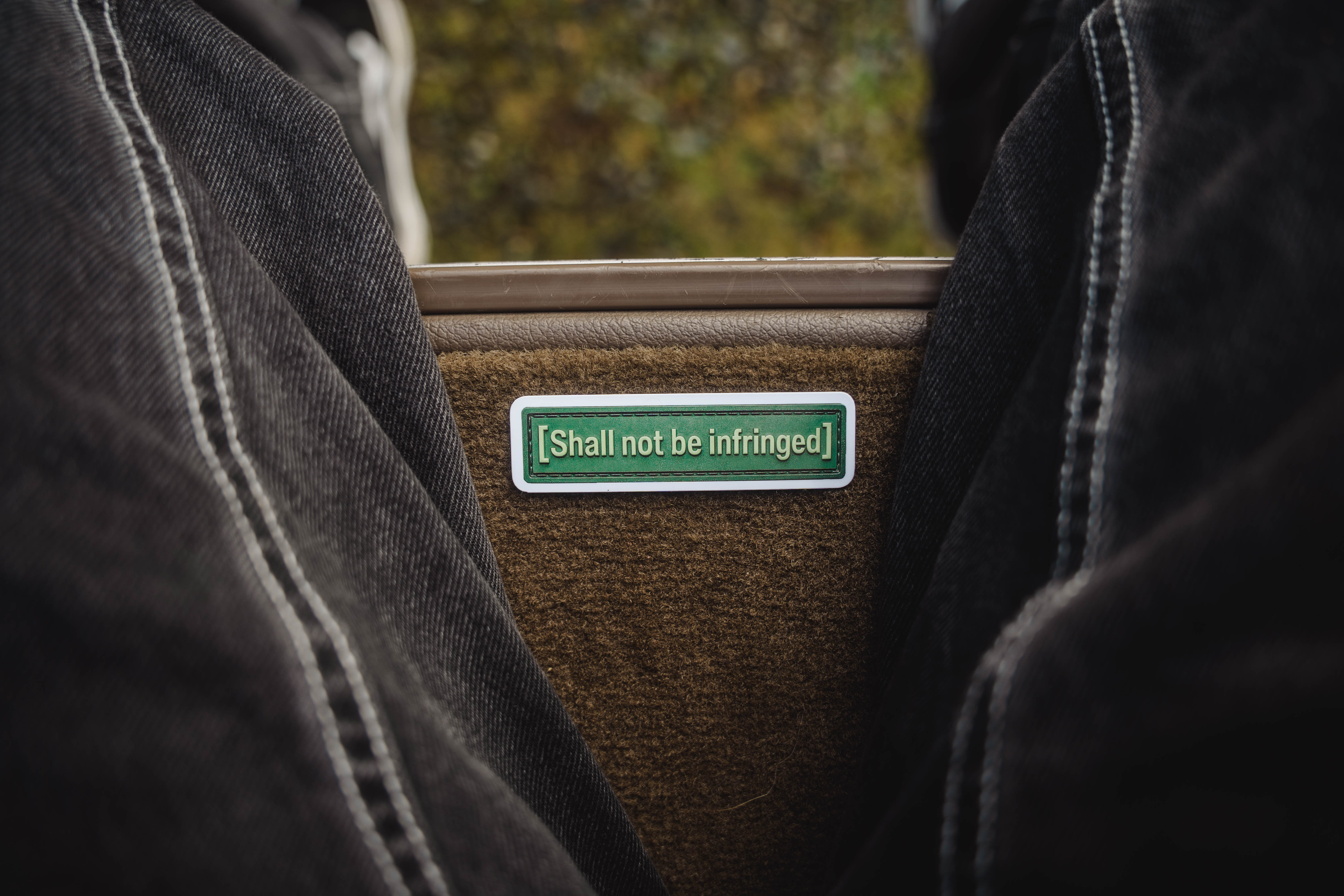 Fallout Inspired Vinyl Sticker "Shall Not Be Infringed"