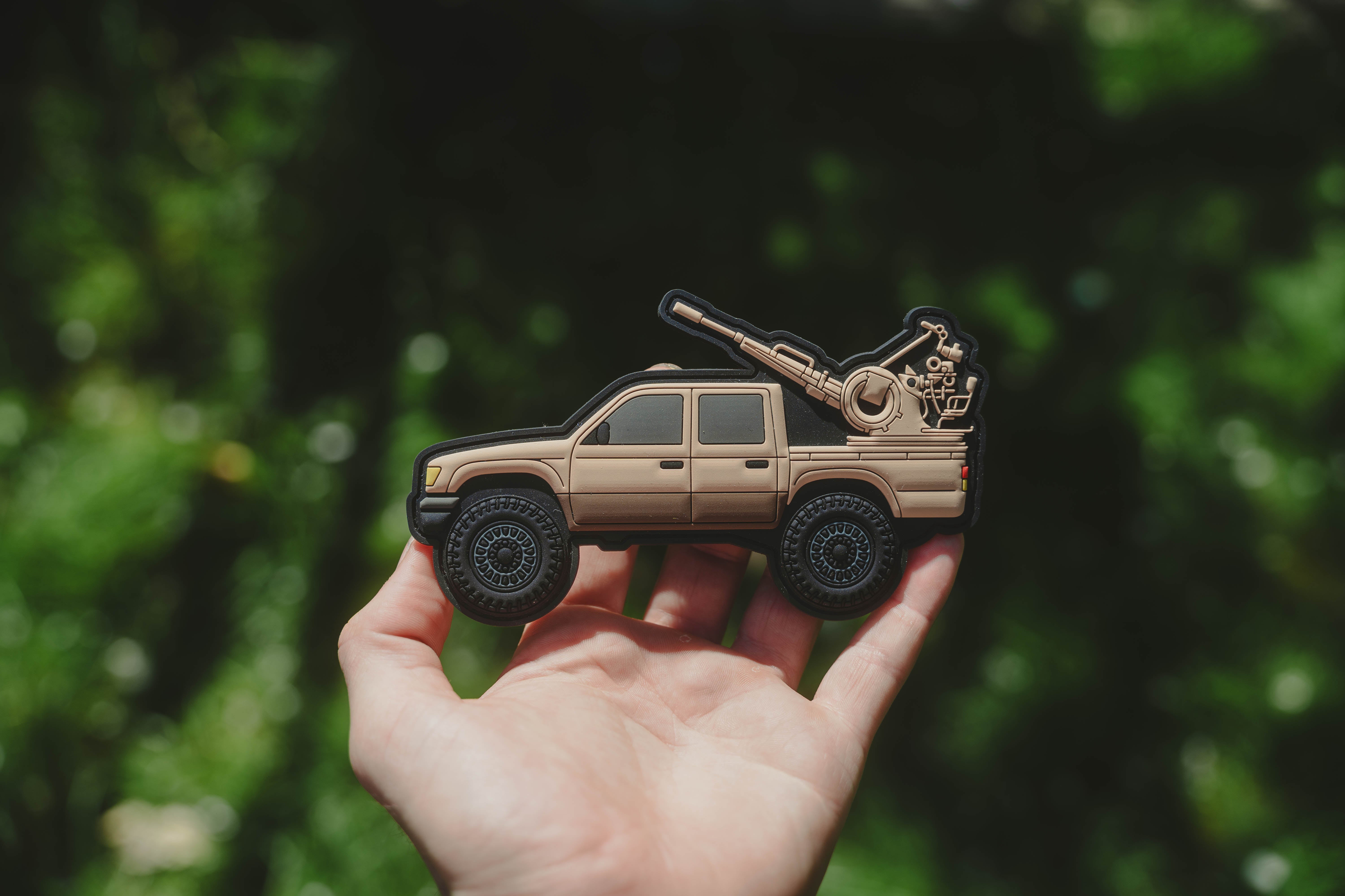 Toyota Hilux PVC Patch “Regime Changer”, Thick 3D Morale Patch