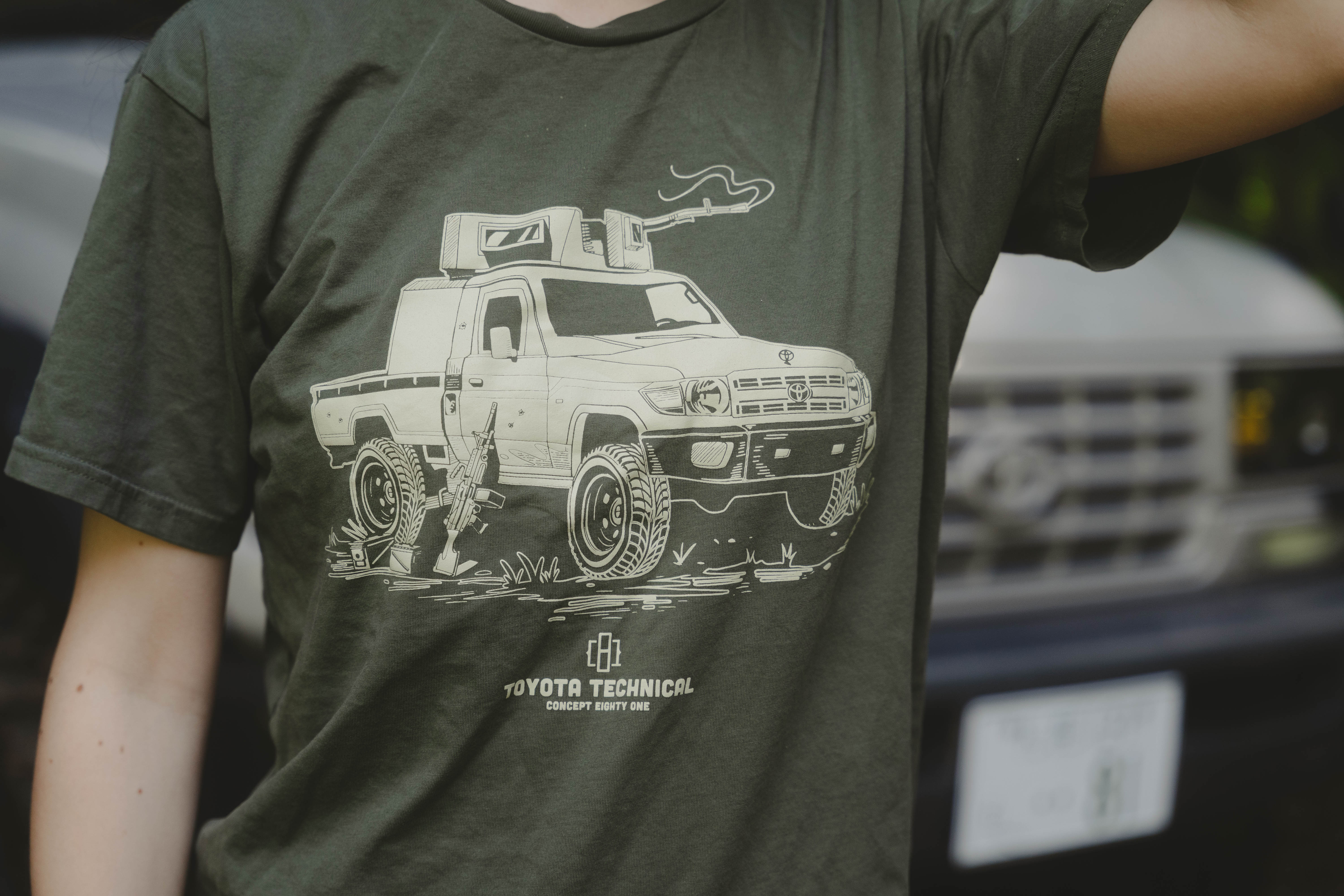 The Toyota Technical Landcruiser T-Shirt