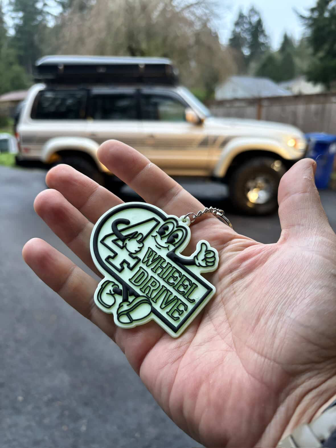 The 4 Wheel Drive Keychain, Limited Edition