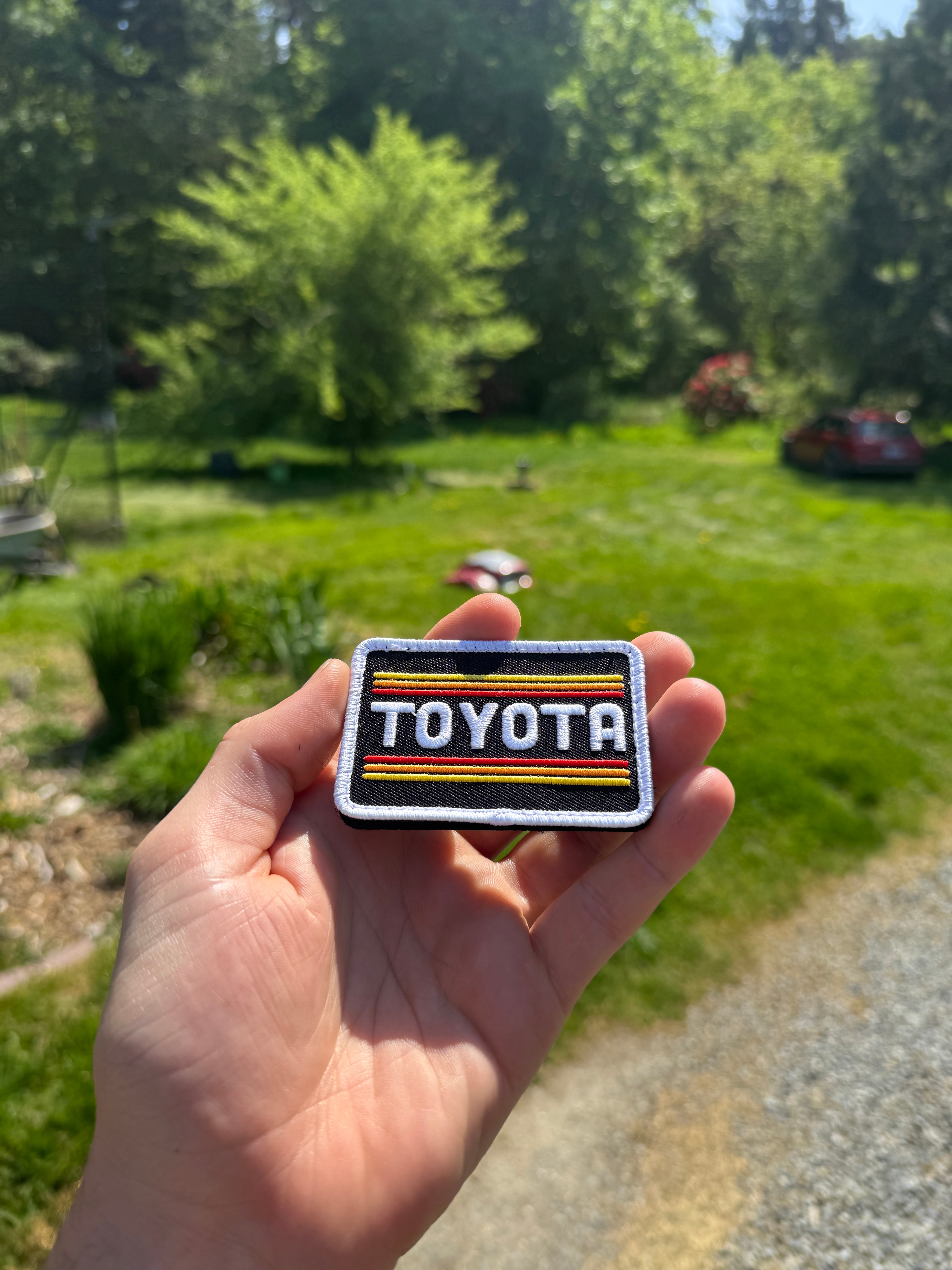 Toyota Embroidery Patch, Hook & Loop Off Road Accessory