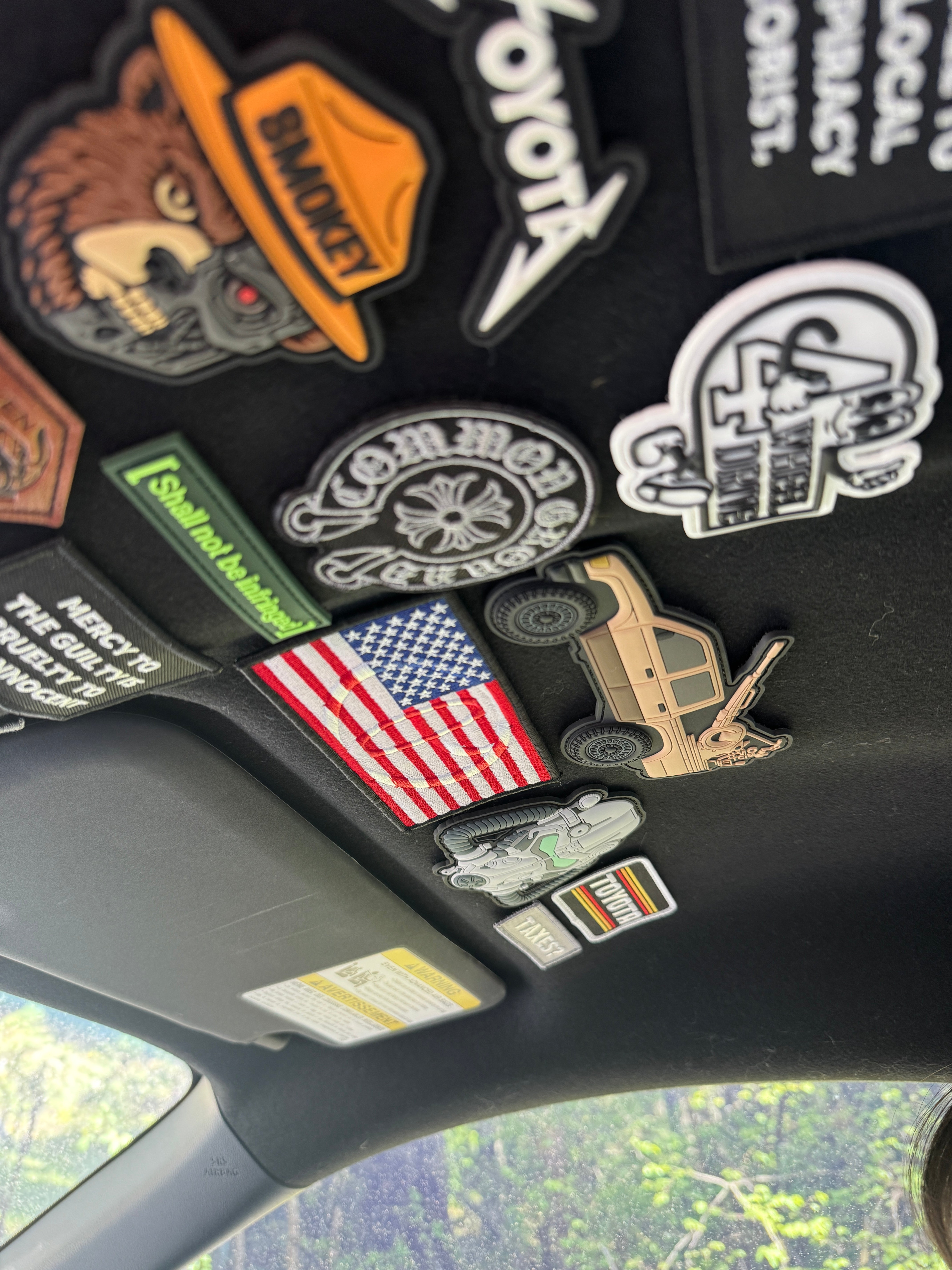 Toyota Embroidery Patch, Hook & Loop Off Road Accessory