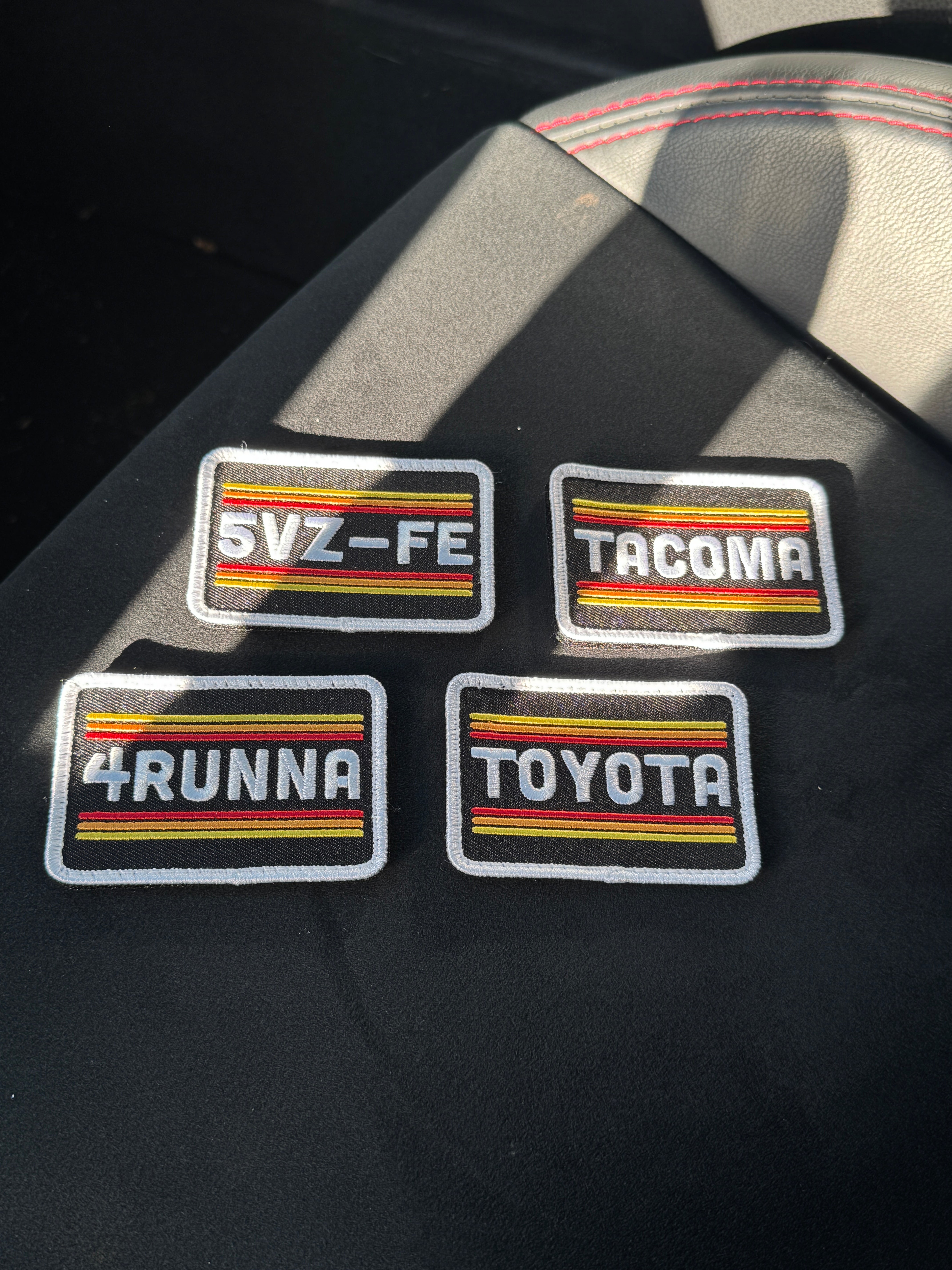 Toyota Embroidery Patch, Hook & Loop Off Road Accessory