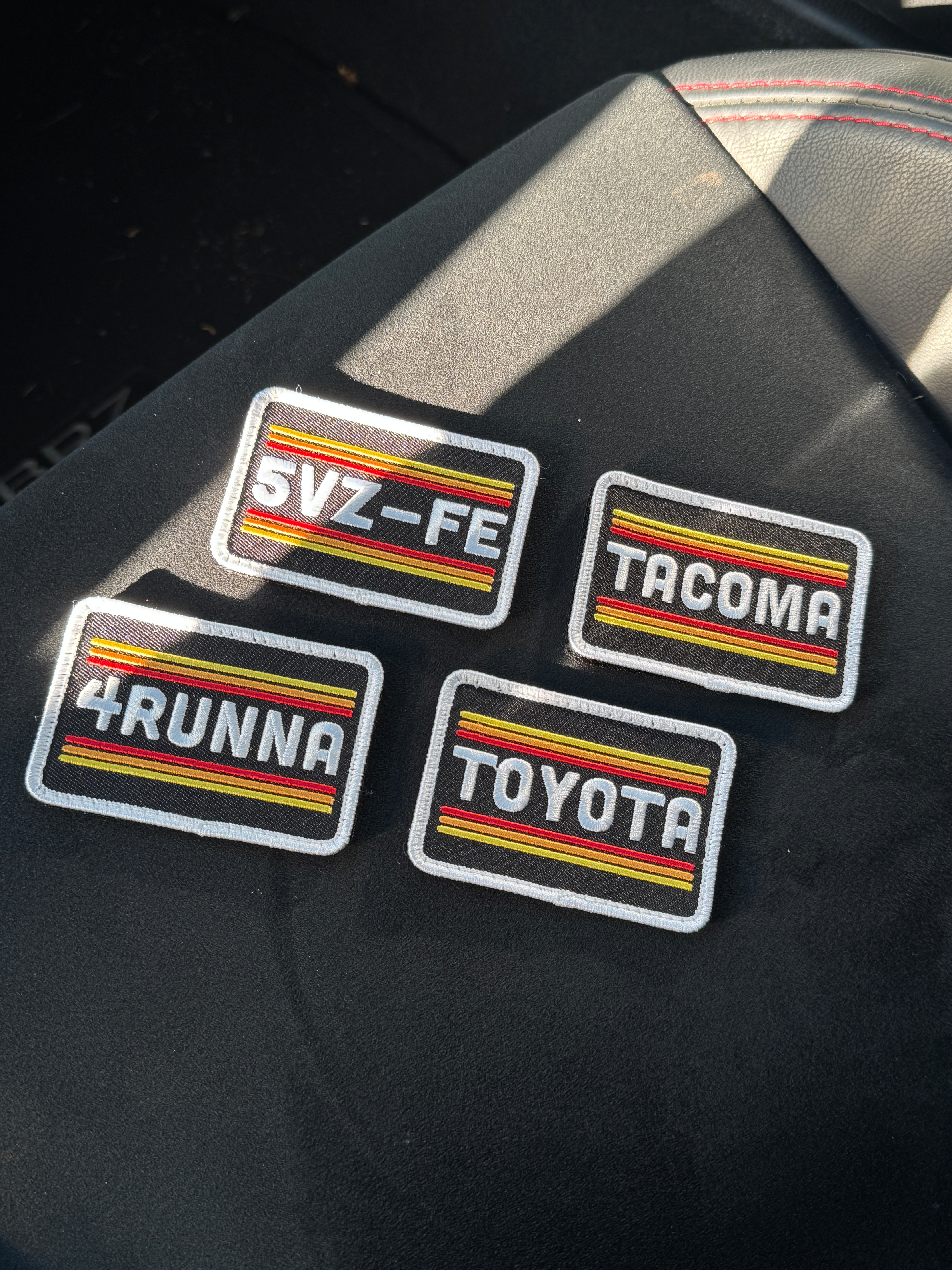 Toyota Embroidery Patch, Hook & Loop Off Road Accessory