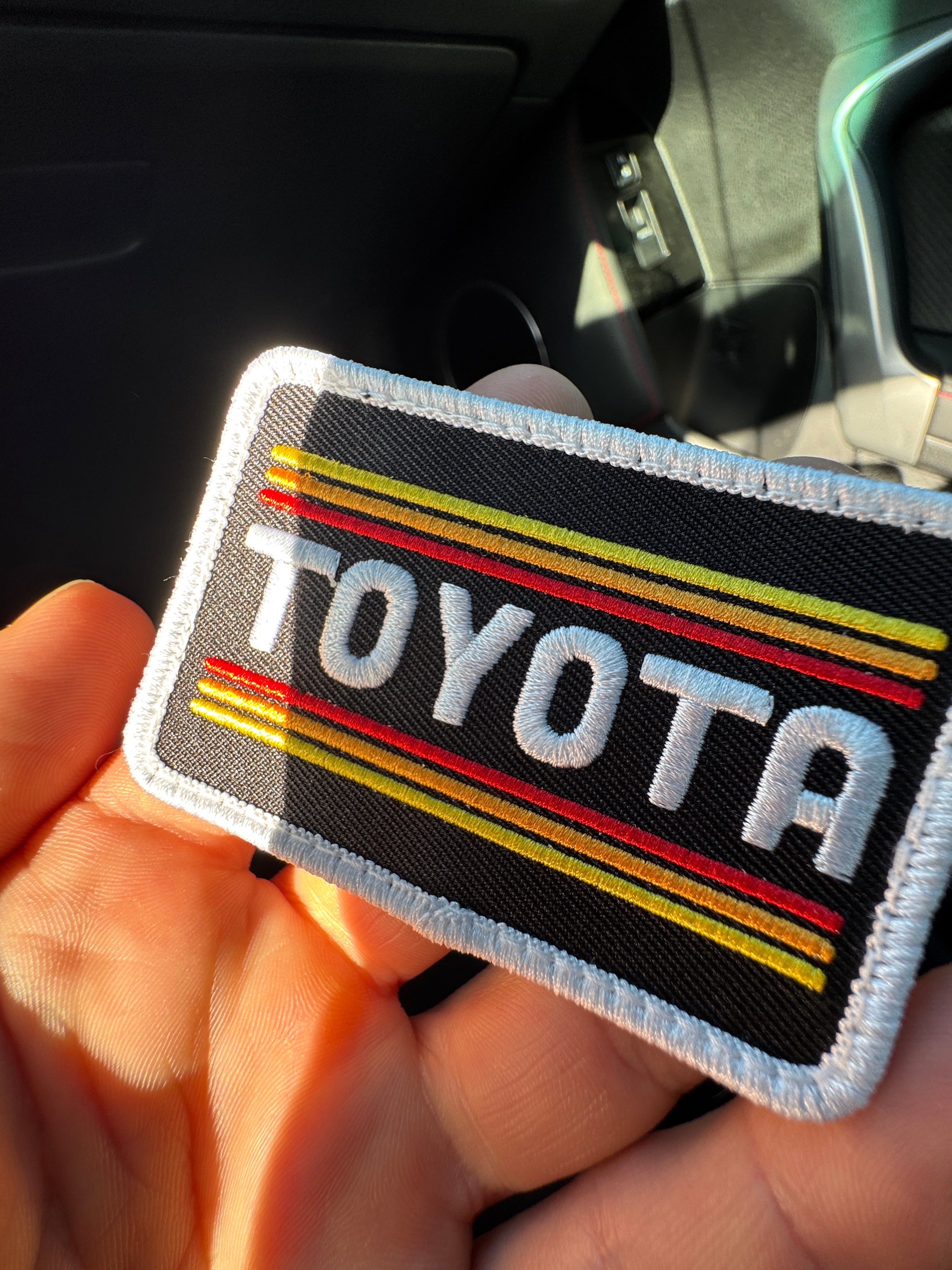 Toyota Embroidery Patch, Hook & Loop Off Road Accessory
