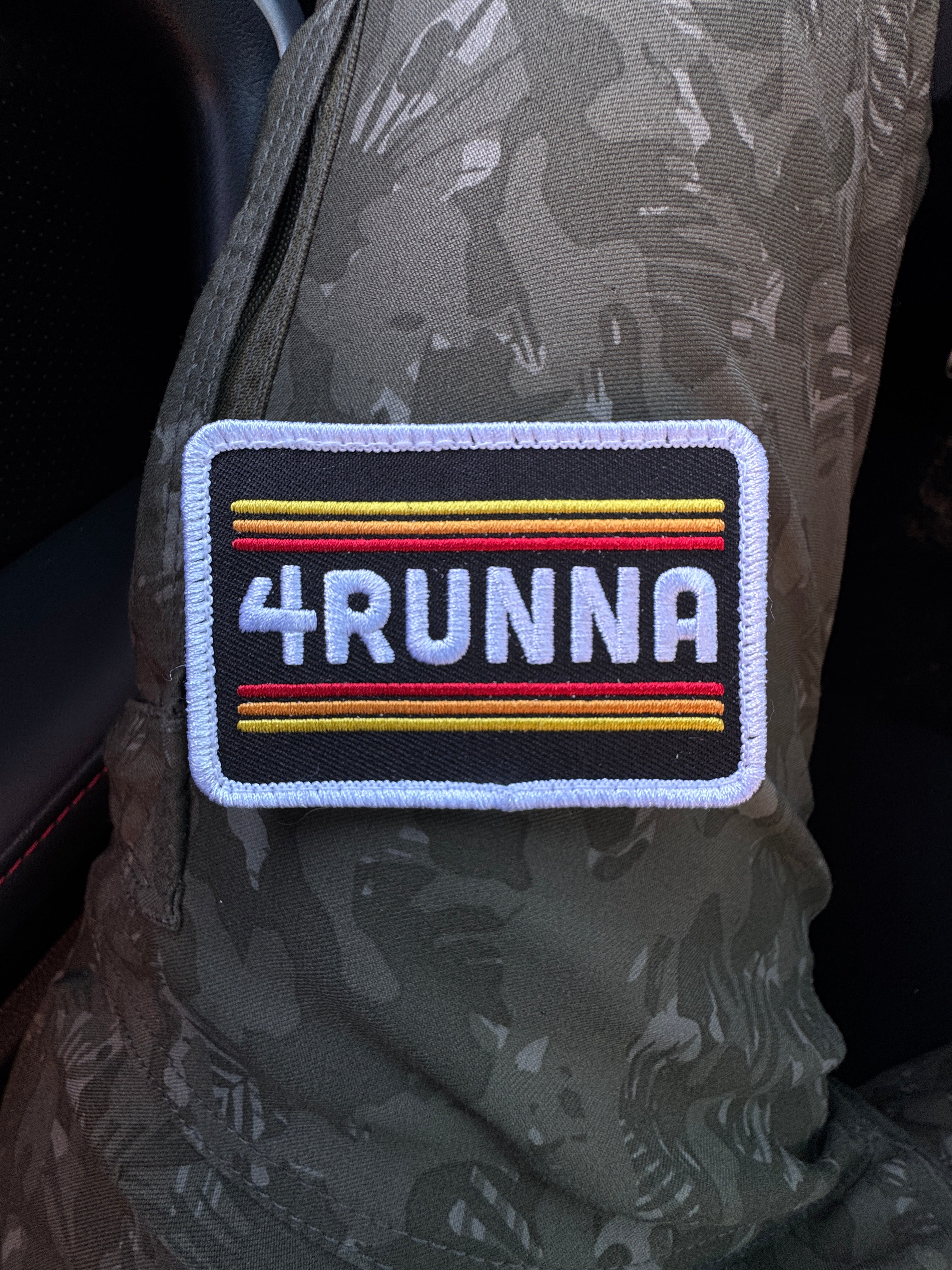 Toyota Embroidery Patch, Hook & Loop Off Road Accessory