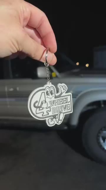 The 4 Wheel Drive Keychain, Limited Edition